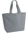 W855 Westford Mill EarthAware® Organic Marina Tote XL Bag PURE GREY colour image